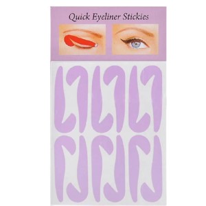 Molde Adesivo p/ Delineado - Quick Eyeliner Stickies c/ 6 Pares