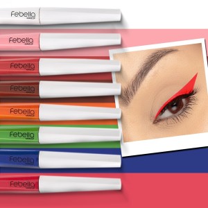 Kit 8 Delineador Colorido Back Colors Febella