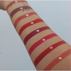 Batom Bala Bastão Velvet Glass BG01 Ruby Rose