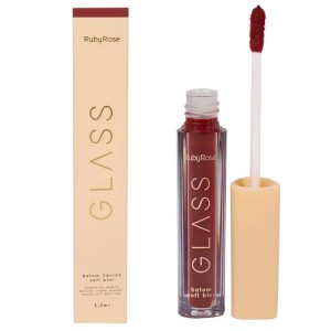 Batom Líquido Soft Blur Glass BG04 Ruby Rose