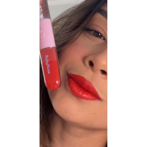 Batom Líquido + Gloss Duo D01 Ruby Rose