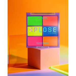 Paleta de Sombras Neon Explose Colors Spcolors c/ 6 Cores