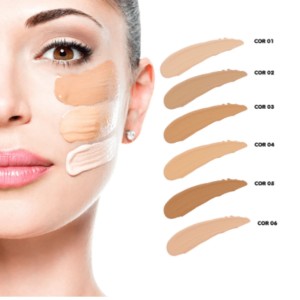 Kit 6 Corretivo Líquido Matte Alta Cobertura My Feeling Febella