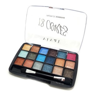 Paleta de Sombras Estojo 18 Cores Cor A Vivai