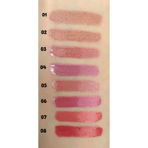 Kit 8 Lip Gloss Glitter Fashion Pink 21