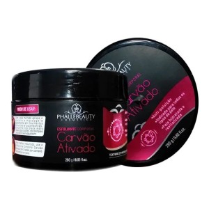 Esfoliante Corporal Carvão Ativado Phállebeauty 280 g