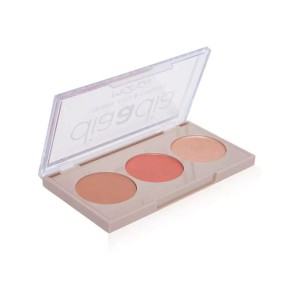 Trio Contorno Blush Iluminador Dia a Dia Cor 01 Mahav