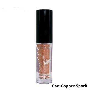 Delineador Glitter Shine 6- Copper Spark Ruby Rose