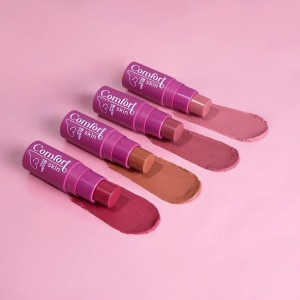 Kit 4 Blush Stick Comfort Skin Mahav