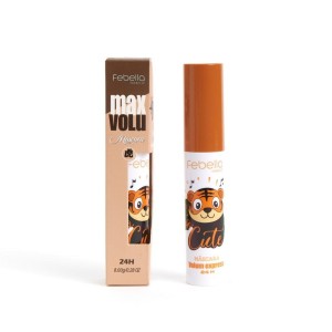 Máscara de Cílios Marrom Volum Express Cute Febella