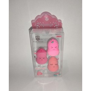 Kit 3 Esponja para Maquiagem Blue Moon Gota Anatômica