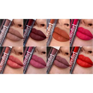 Kit 24 Batom Líquido Comfort Matte Mahav Kit Atacado