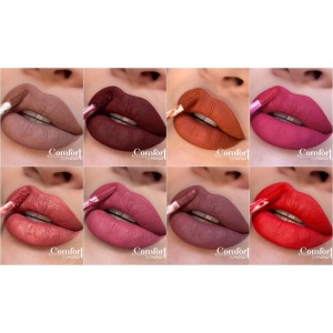 Kit 24 Batom Líquido Comfort Matte Mahav Kit Atacado