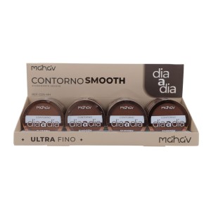 Box 24 Contorno Facial em Pó Compacto Smooth Dia a Dia Mahav 