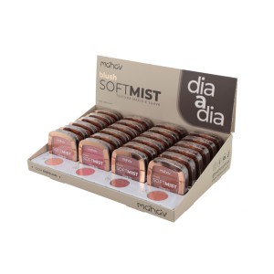 Box 24 Blush Facial Compacto Soft Mist Dia a Dia Mahav