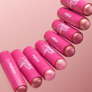 Kit 4 Blush Iluminador Stick Bastão Comfort Mahav 