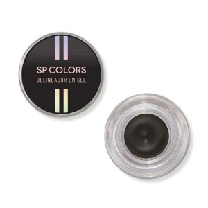 Delineador em Gel para Olhos Preto SP Colors