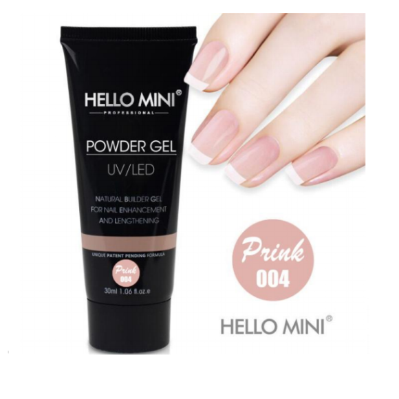 Gel Powder UV/LED Hello Mini - 04 Pink