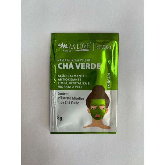 Máscara Facial Peel Off Chá Verde Max Love 8 g