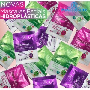 Máscara Facial Hidroplástica Pérola Verde Phállebeauty 10 ml
