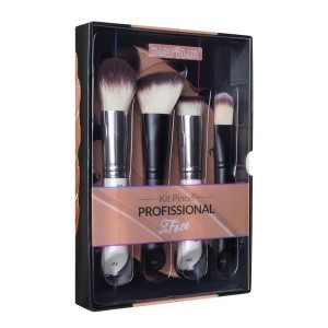 Kit Píncel Profissional para Face Macrilan WB200 C/4