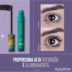 Máscara de Cílios Trópico Define & Alonga Ruby Rose
