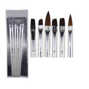 Kit 6 Pincel Variados Hello Mini para Unhas Artísticas KIT 300