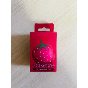 Esponja Fruta Morango para Maquiagem