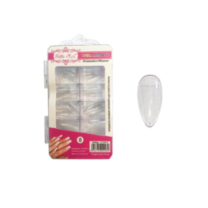 Unha Postiça Almond Transparente Hello Mini C/100 - OY099-8