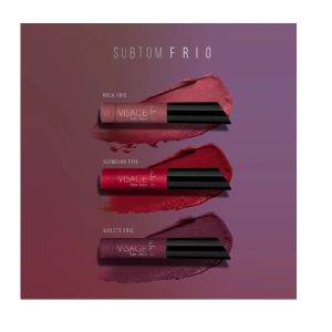 Batom Líquido Visage Violeta Frio Vult