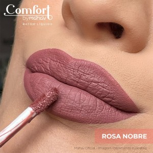 Batom Líquido Comfort Mahav Rosa Nobre