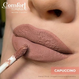  Batom Líquido Comfort Mahav Capuccino