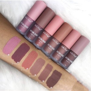 Kit 6 Batom Líquido Matte 1 ao 6 Belle Angel