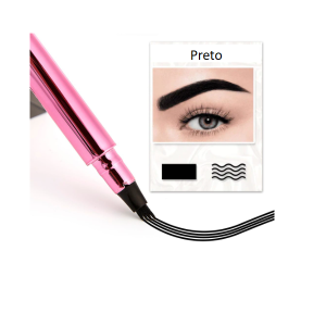 Caneta Tattoo para Sobrancelha Preto Vivai