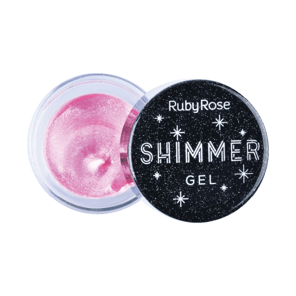 Iluminador Shimmer em Gel 2-Rosa Ruby Rose HB-8404