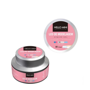 Led de Modelagem UV & LED Gel Hello Mini 01 Clear