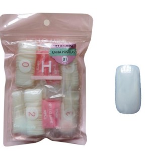Kit Unhas Postiças Hello Mini c/ 500 Quadrada - OY380-1