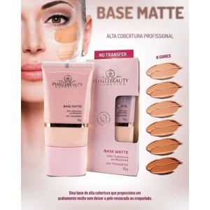 Base Líquida Matte Cor 04 Phállebeauty 30 g
