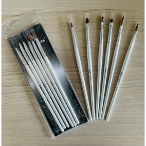 Kit 6 Pincel Variados Hello Mini para Unhas Artísticas KIT 300