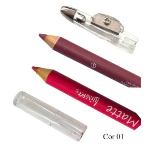 Lápis Duplo para Contorno Labial Matte Luisance Cor 01