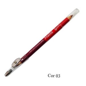 Lápis Duplo para Contorno Labial Matte Luisance Cor 03