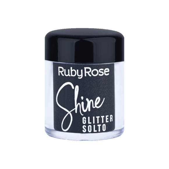Glitter Solto Shine Ruby Rose Black