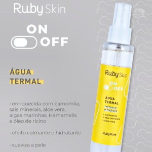 Água Termal On Off Ruby Rose 120 ml