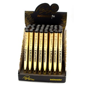 Box 48 Caneta Delineadora Preta Pen Playboy Pro