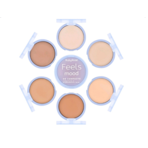 Pó Compacto Feels Mood Cor PC05 Ruby Rose