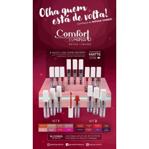 Batom Líquido Comfort Mahav Rosa Nobre