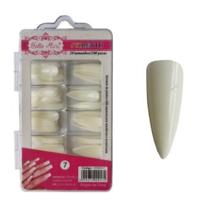 Unha Postiça Stiletto Hello Mini C/100 - OY001-7