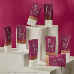 Kit 8 Base Matte Comfort Skin Mahav