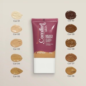 Base Matte Comfort Skin Cor 10 Mahav