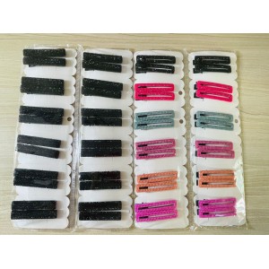 Presilha de Cabelo com Pedras Tipo Bico de Pato c/ 2 unidades